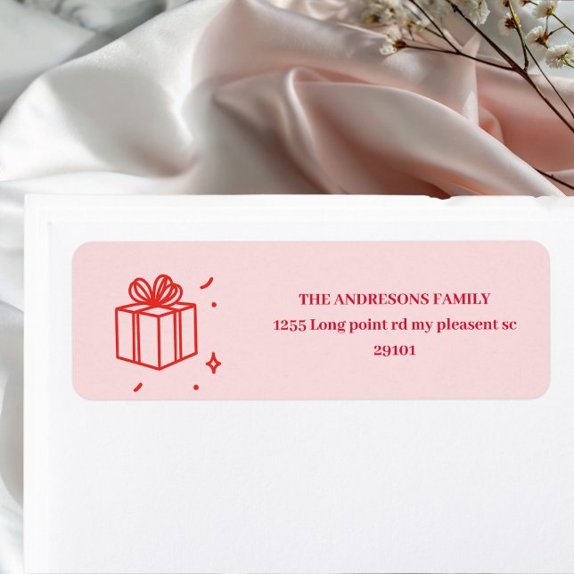 Pink 30th Birthday Return Address Labels | Cheers  (Creator Uploaded)