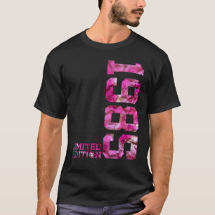 Pink 37 Years 37th Birthday  1985 T-Shirt