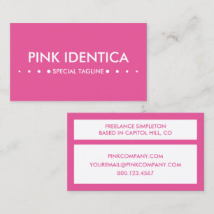 PINK 4dots Business Card