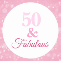 Pink 50 and Fabulous Coasters