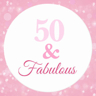 Pink 50 and Fabulous Coasters