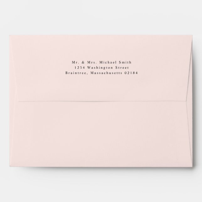 Pink A7 Envelope 5x7 (Back (Top Flap))