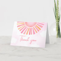 Pink A Little Ray of Sunshine Baby Shower