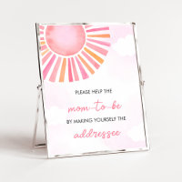Pink A Little Ray of Sunshine Envelope Station