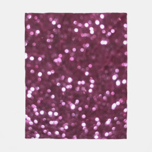 Pink abstract, bokeh defocused lights. fleece blanket