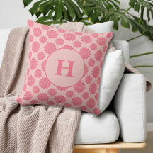 Pink Abstract Flower Pattern