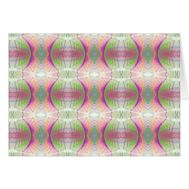 Pink Abstract  Fractal Pattern (Front Horizontal)
