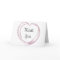 Pink Abstract Heart Bridesmaid Thank You