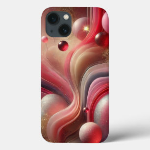Pink Abstract iPhone Case