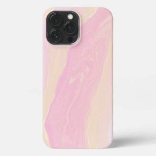 Pink Abstract Marble Background iPhone 13 Pro Max Case