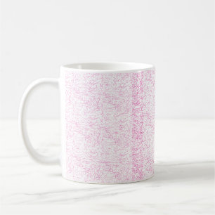 Pink Abstract Office File Folder Set Coffee Mug