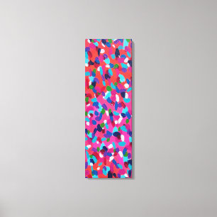 Pink Abstract painting Canvas Print