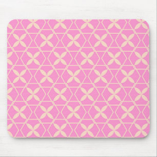 Pink Abstract Pattern by storeman Mouse Pad