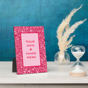 Pink Abstract Swirl Frame