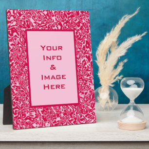 Pink Abstract Swirl Frame