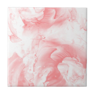 Pink Abstract Watercolor Background Tile