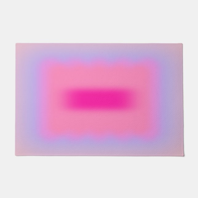 Pink Abstraction Gradient Doormat (Front)