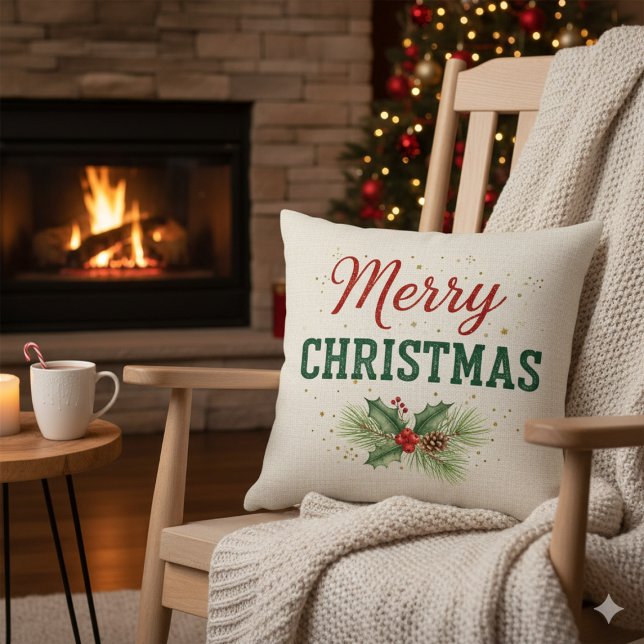 Pink Accent Throw Pillow (Creator Uploaded)