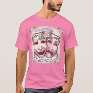 Pink Actor Masks T-Shirt