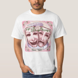 Pink Actor Masks T-Shirt