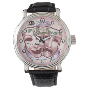 Pink Actor Masks Watch