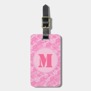 Pink ACU Camo Camouflage Girl Monogram Luggage Tag