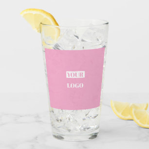 Pink - add your logo glass