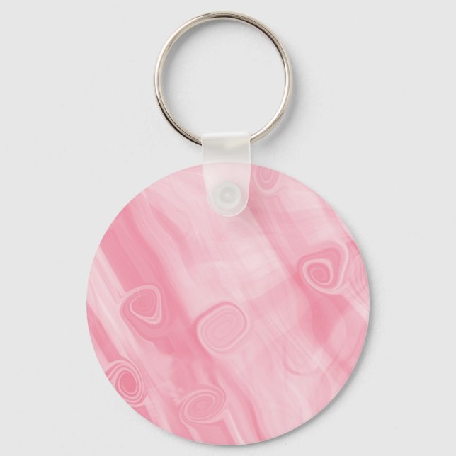 Pink Add Your Own Text Keychain (Front)