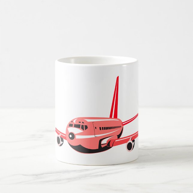 Pink Aeroplane Coffee Mug (Creator Uploaded)