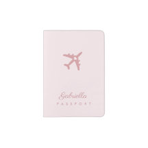Pink Aeroplane Heart Simple Name Love Travel