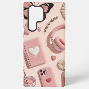 Pink Aesthetic Coquette Collage Samsung Galaxy Case