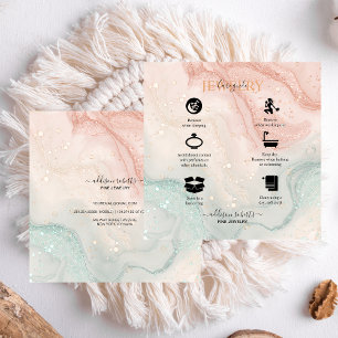 Pink Aesthetic Jewellery Care  Business Card