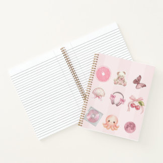Pink Aesthetic Notebook