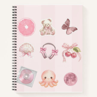 Pink Aesthetic Notebook