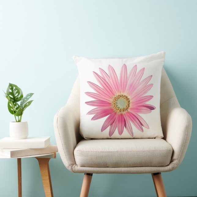 Pink African Daisy Cushion (Chair)