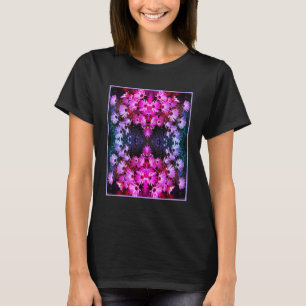 Pink African Daisy Flowers Abstract Tinted T-Shirt