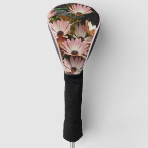 Pink African Daisy Flowers Golf Head Cover