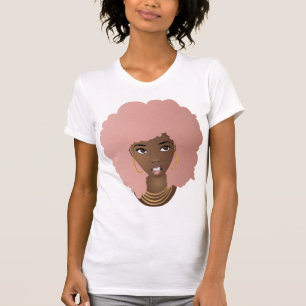 Pink Afro, Natural Beauty - Annoyed T-Shirt
