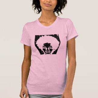 Pink Afro Natural Headed Girl T-Shirt