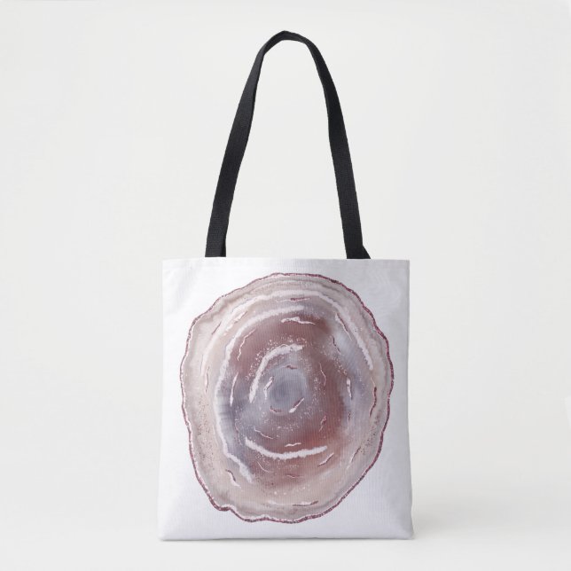Pink Agate  Tote Bag (Front)