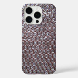Pink Air Bubbles Texture Look iPhone 16 Pro Case