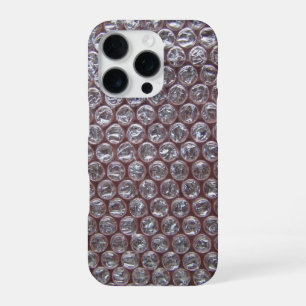 Pink Air Bubbles Texture Look iPhone 16 Pro Case