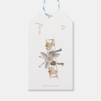 Pink Airplane Gift Tag 