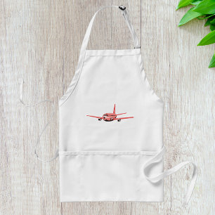 Pink Airplane Standard Apron