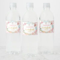 Pink Alice in Onederland Birthday Party Favours