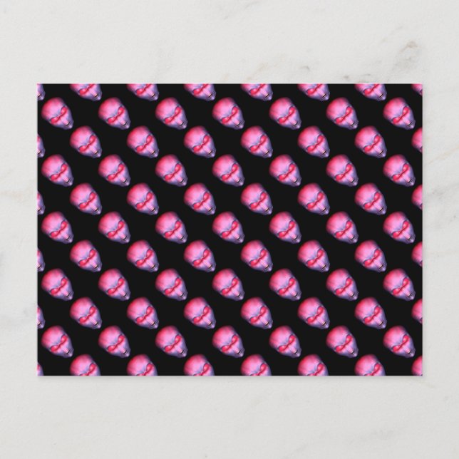 Pink Alien Head Postcard (Front)