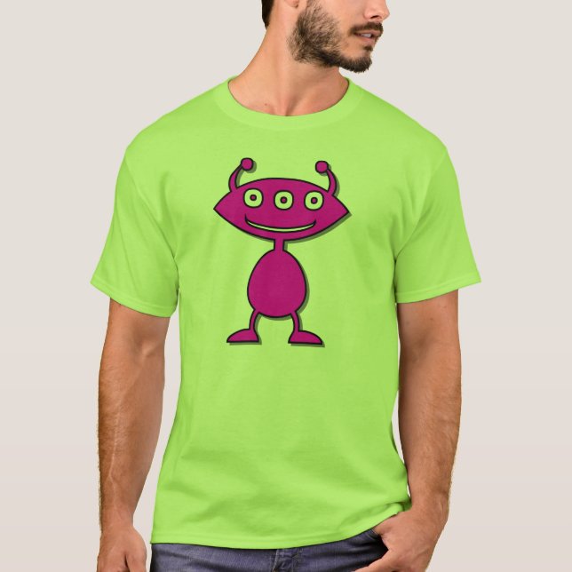 Pink Alien T-Shirt (Front)