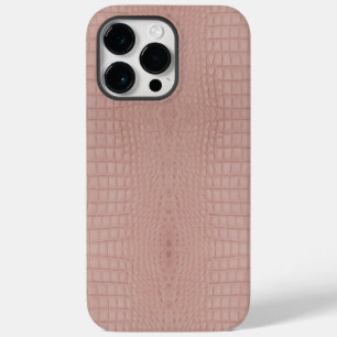 Pink Alligator Texture Print Case-Mate iPhone 14 Pro Max Case