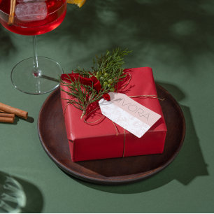 Pink Allure Editable Blush Feminine Branding Gift Tags