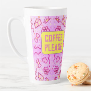 Pink Aluminium Latte Mug